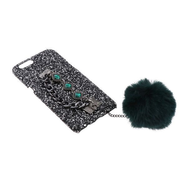 

glitter luxury bling back phone case cover + wristband for oppo r11 plus