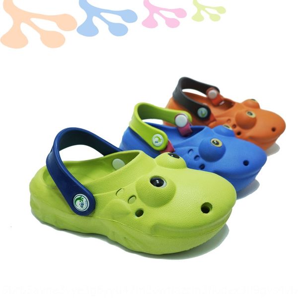 

2020 new polliwalks sandals children' tree frog children' shoes outdoor thick sole anti-skid wear-resistant sandals baby hole sh, Black;grey