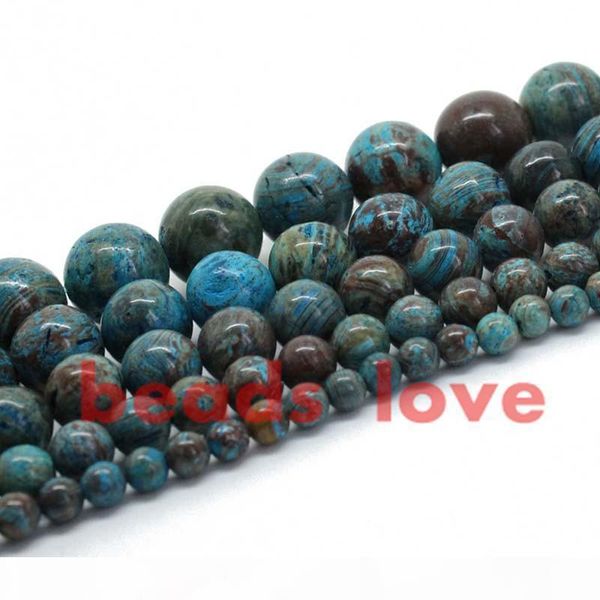

natural stone blue crazy lace agate loose spacer beads4 6 8 10 12mm strand 15"diy bracelet jewelry making-f00271 jewelry, Black