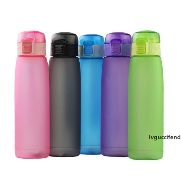 

660ml plastic tumbler sports water bottle plastic cups 22oz travel mugs with spill straw lid cover