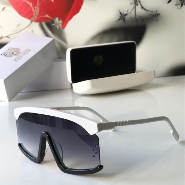 

ken neutral sunglasses comfortable stylish sunglasses large frame lenses leaky design sunglasses 72*1*140, White;black