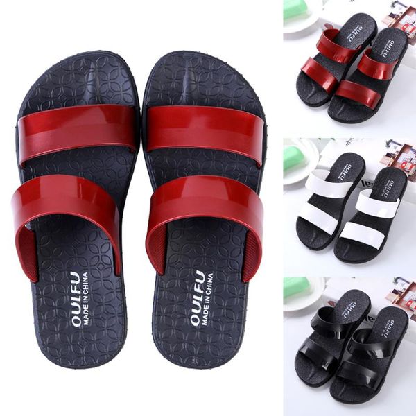 

2020 sandals women mujer summer slippers round toe flat retro beach slippers shoes summer patchwork woman sandal female, Black