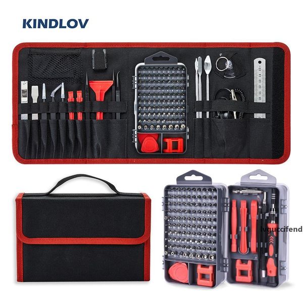 

kindlov screwdriver set magnetic phillips torx bits precision screwdriver bit set 135 in 1 repair hand tool kit for mobile phone t200602