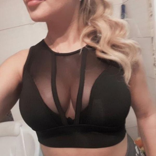 

women mesh sleeveless bralette bralet bra bustier crop tank cami tank ladies summer fashion clothes, White