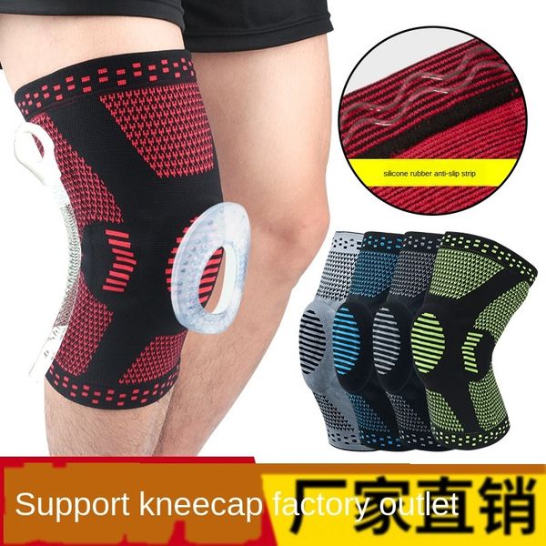 

knee pad sports outdoor basketball protection basketball protection meniscus leg cover running fitness squat knee protective gear, Black;gray