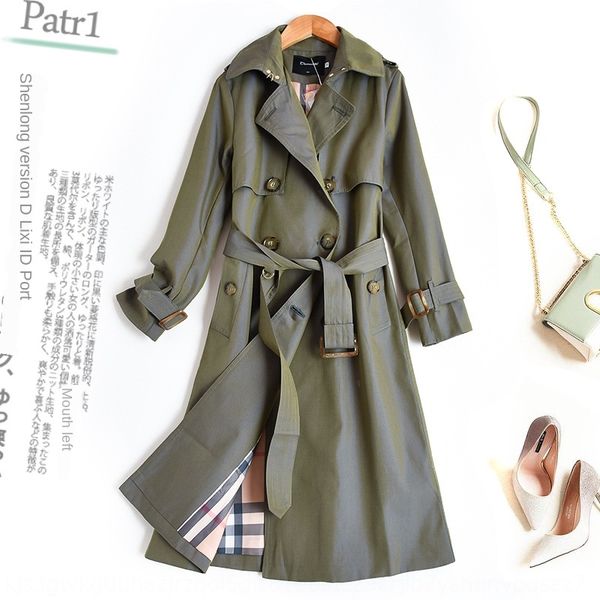 

tcjwh 2019 весна средней длины кармана длинный рукав пригонки двубортный тренчкот 2497 2019 весна средней длины кармана с длинным рукавом sl, Tan;black