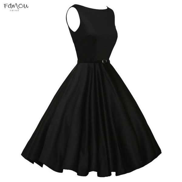 

summer dress women satin vintage bodycon sleeveless casual evening party prom swing dress drop shipping, Black;gray