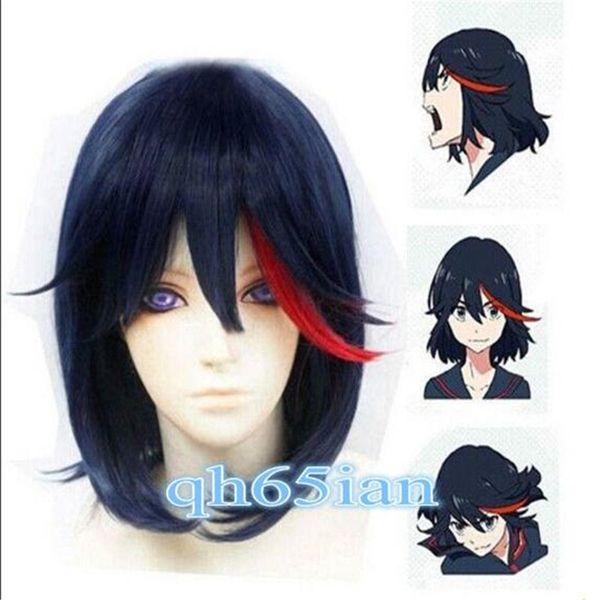 

kill la kill ryuko matoi new prestyled precut cosplay wig, Black