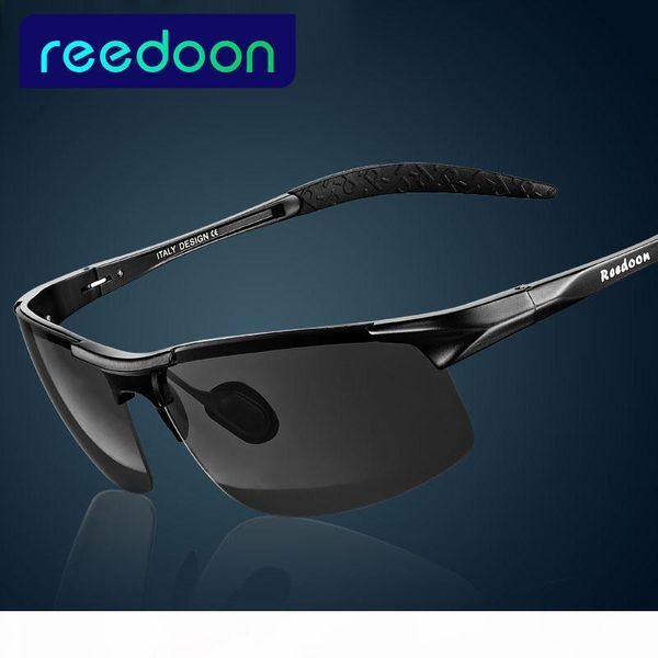 

2017 polarized men's sunglasses aluminum magnesium frame car driving sunglasses men sports for fishing golf 8177, White;black