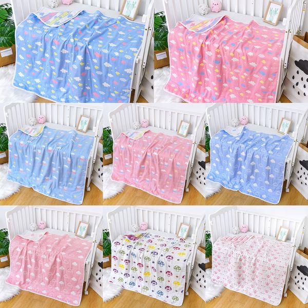 

wmlgl 6-layer gauze blanket children's air conditioning quilt cotton summer air conditioning blanket bath cool quilt bath towel towel 1
