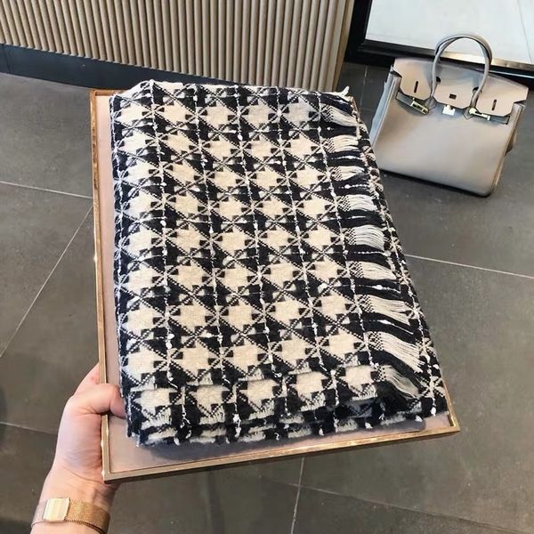 

shawl winter warm all-match plaid thickened warm scarf ladies style cashmere hand scarf women winter, Blue;gray