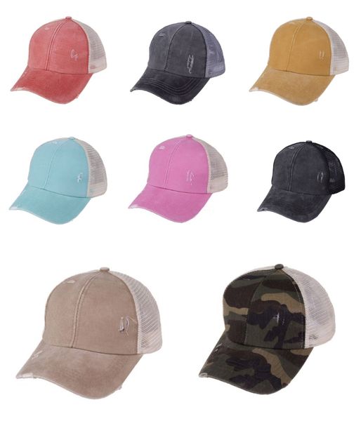 

creative half empty hat causal ponytail baseball cap outdoor female sun shading snapback breathable hat tta-1048#158, Blue;gray