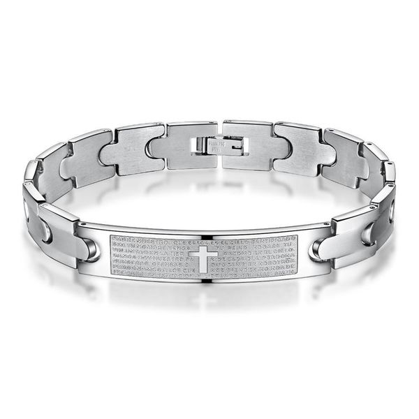 

bracelets for men steel bracelet bracelet jewelry gift j190620, Black