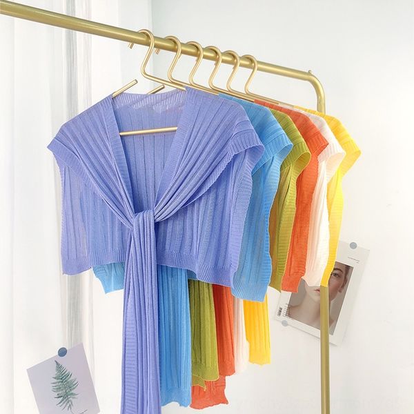 

east gate new knot korean knitted scarf fake two-piece scarf women all-match shawl ins solid color shawl, Blue;gray