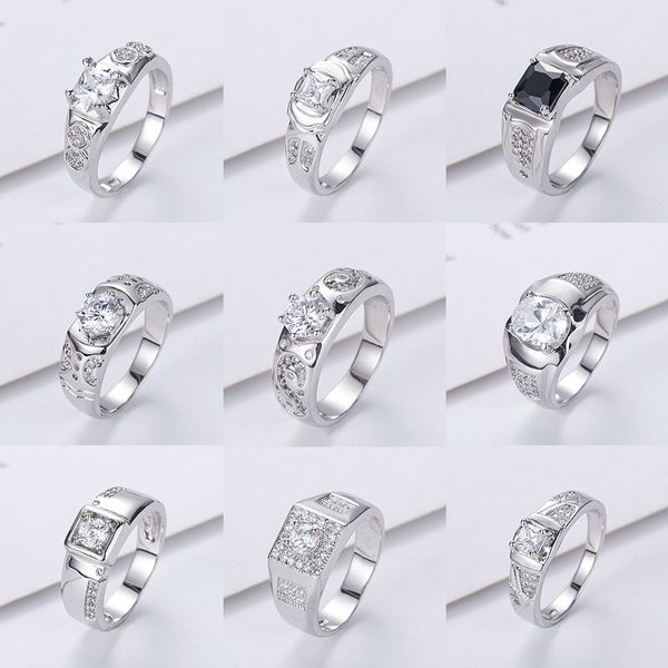 

Foreign trade hot sale European and American creative man and woman couple ring fashion wedding ring manufacturer hand decoration gift spot