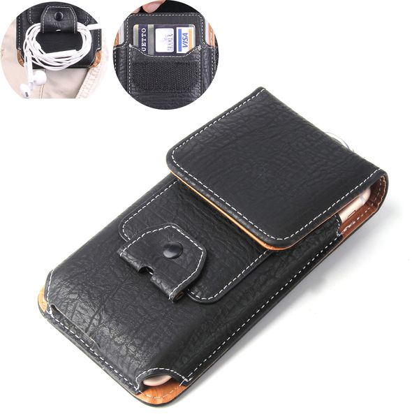 

universal pouch leather case for huawei p30 p20 p10 p9 p8 lite pro plus 2017 waist bag magnetic holster belt clip phone cover