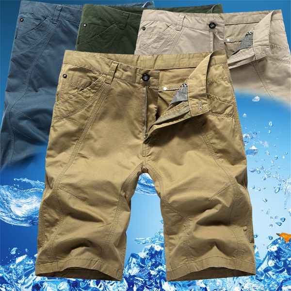 

2020 summer casual shorts fashion style cotton shorts men's solid color thin loose short plus size 29-44, White;black