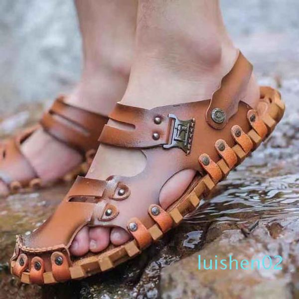 

men women sandals shoes slide summer fashion wide flat slippery sandals slipper flip flop shoe10 p13 l02, Black