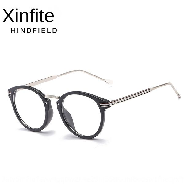 

new plain fashion metal plain myopia myopia glasses frame men's and women's general glasses g008, Silver