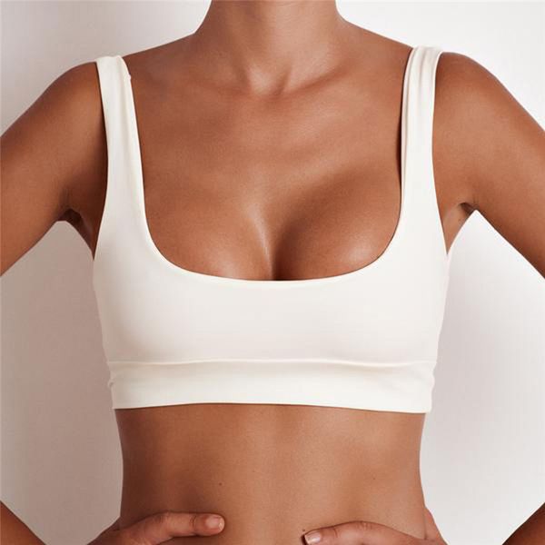 

women's shapers bikini vest shockproof gathered comfortable breathable ladies fitness underwear home woman bra, Black;white