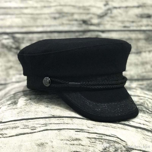 

new autumn octagonal hats for women flat military baseball cap ladies solid caps women casual berets hat gorra militar xt003, Blue;gray