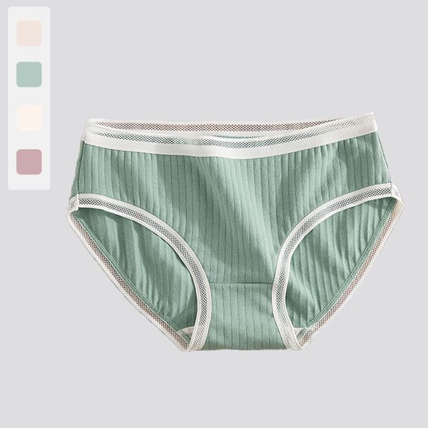 

norns underwear women's seamless underwear cotton pure cotton antibacterial crotch girl briefs, Black;pink