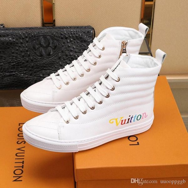 

2020wt new official website synchronization luxury men's casual fashion shoes, outdoor travel sports shoes, fast delivery original box, Black