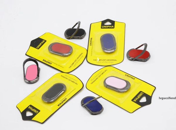 

new bracket ring buckle oval rotating magnetic ring buckle 360 degree all metal car phone holder