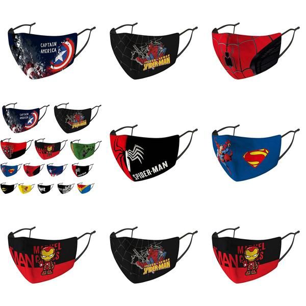 

motorcycle face mask bandanas designer face mask kids mask riding cold protection new spiderman batman superhero child captain shield yusyu