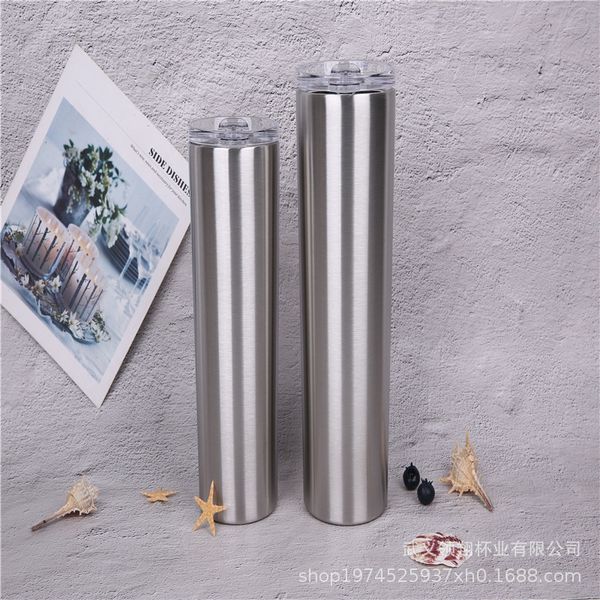 

20oz stainless steel straight straw straw thermos car-mounted thermos cup 30oz 304 stainless steel car cup