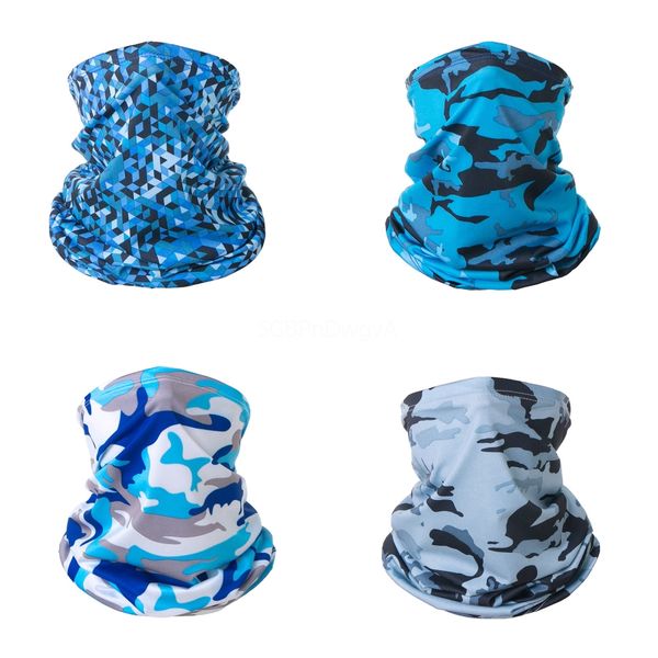 

new ice fishing skull scarf gaiter magic hiking face neck camouflage uv protection dustproof skull scarf cycling bandana face mask#475#541, Black