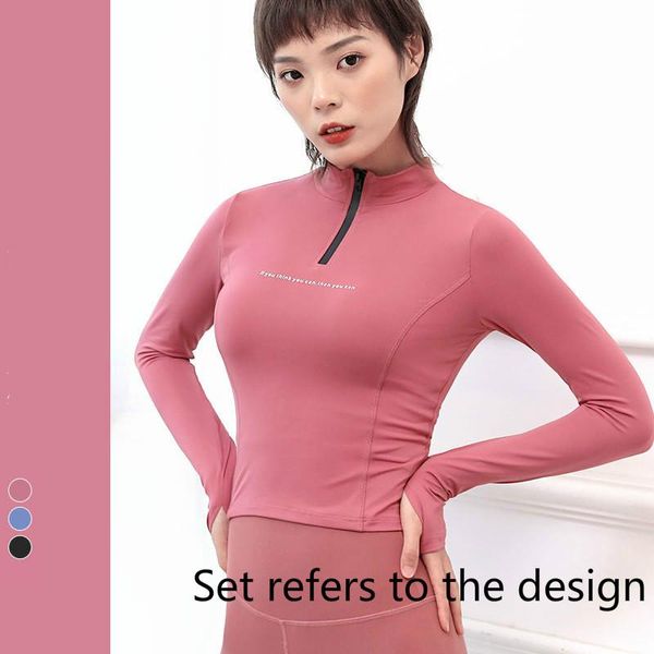 

новая случайного сексуальный способ печать молнии пупок рубашка с длинным рукавом спортивной плотно куртка фитнес износа йога платья трениро, White;red