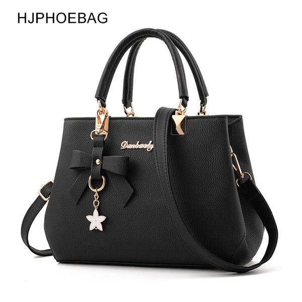

hjphoebag brand women hardware ornaments solid totes handbag casual crossbody messenger shoulder bags yc318