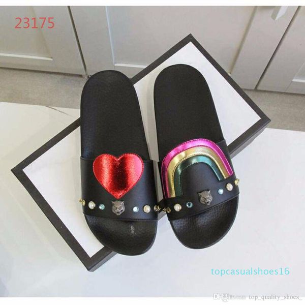 

men womens sandals designer shoes luxury slide summer fashion wide flat slippery with thick sandals slipper flip flop t16, Black
