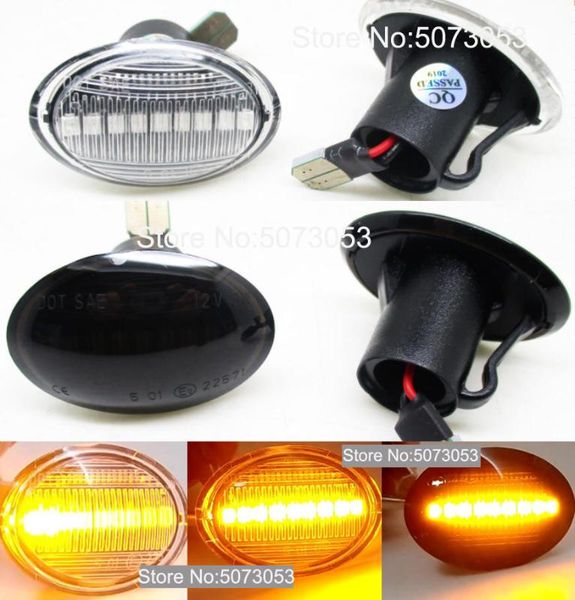 

2pcs led dynamic side marker turn signal light for 500 ka lancia lybra ypsilon maserati grancabrio granturismo