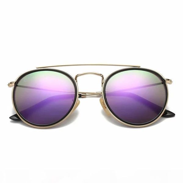 

u new arrial 3647 steampunk sunglasses women men metal frame double bridge glass lense retro vintage sun glasses goggle with box raydr3, White;black
