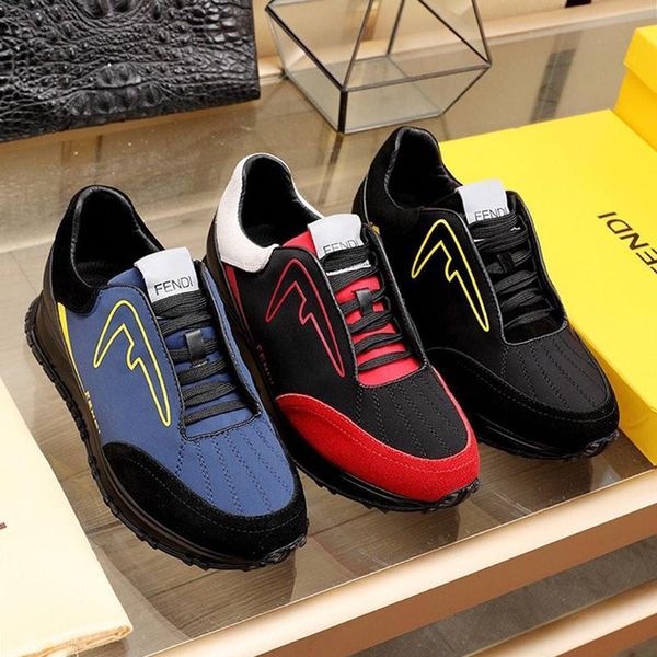 

new men shoes sneakers fashion luxury sneakers black scuba low - mens fashion shoes lace -up chaussures pour hommes male footwears sale