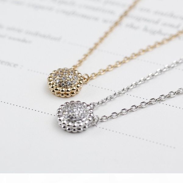 

v новое бриллиантовое ожерелье шатаясь алмазным инкрустированные модно, темпераментным леди ожерелье, Silver