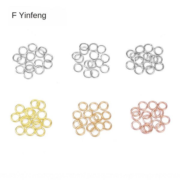 

s925 sterling silver opening closing bracelet diy accessory ring connecting ring diy accessories gold plated