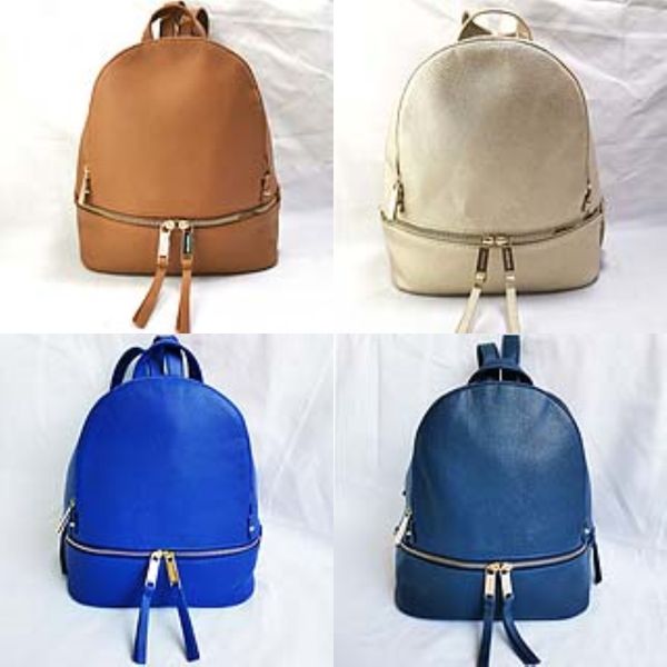 

genuine leather ladies circle ring chain cross-body backpack nubuck er leather women solid color brand designer knapsack j190525#757