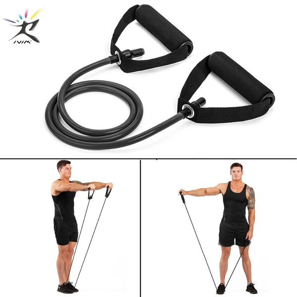 

120cm yoga pull rope elastic resistance bands fitness rope rubber bands for fitness equipment expander exercise tube training