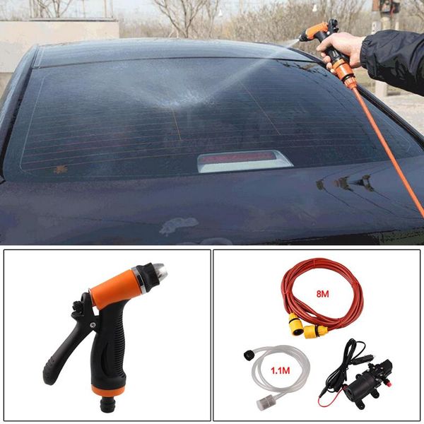 

12v car wash car washer gun pump high pressure cleaner care portable washing machine electric cleaning auto device