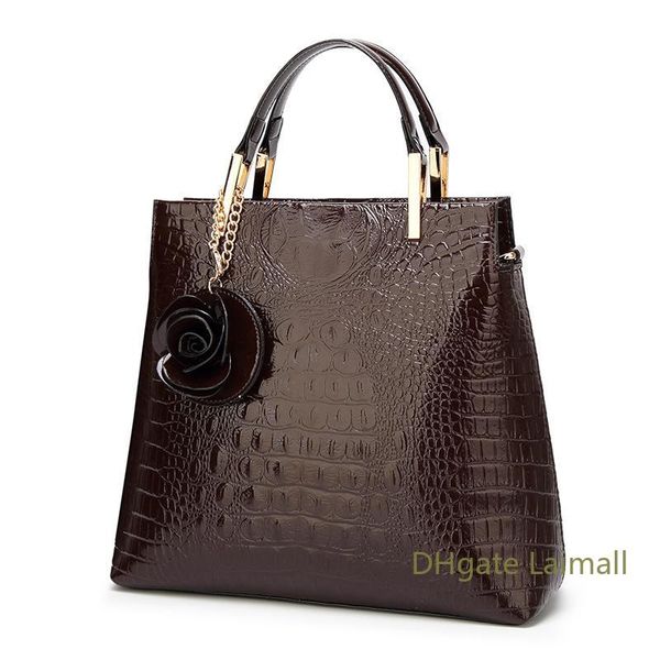 

patent leather women's handbags luxury designer bag ladies shoulder messenger bags handbag female tote purse