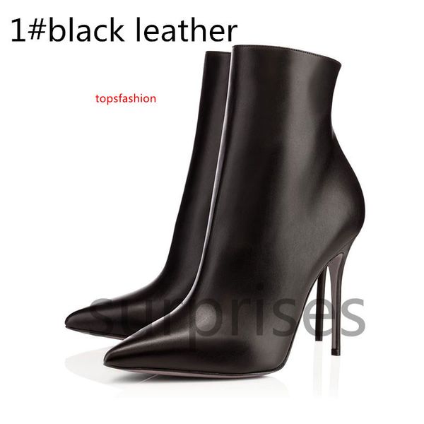 

designer shoes sneaker so kate spike styles high heels half knee ankle boots red luxury bottoms 8 10 12 14cm fashion size 35-42, Black;green