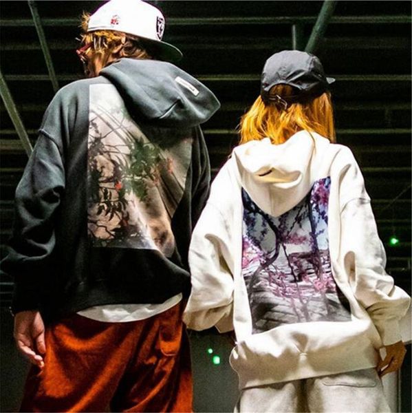 

vetement omme 2020 длинные рукава solid color ooded мужские свитера tracksuit пуловеры повседневный свитер мужчин спортивная ig размер # 579, Black