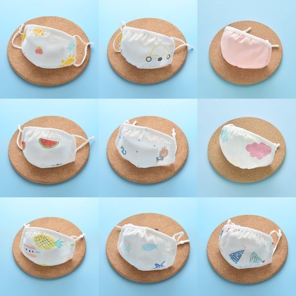 

20 1pcs designer trump face mask cute ice silk face masks washable dustproof elastic ear loop fancy cartoon printed fox mou #13 #319, Black