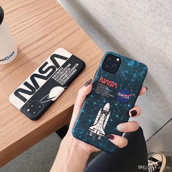 

silicone cover printing phone case for iphone 11 pro xr x xs max 7 8 6 s 6s plus matte cases space letter fashion coque fundas