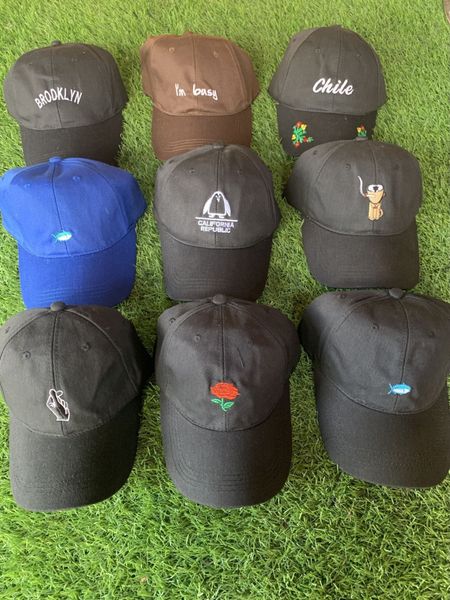 

women's korean  letter pattern cap capbaseball capsun hat outdoor couple baseball cap mixed batch, Blue;gray