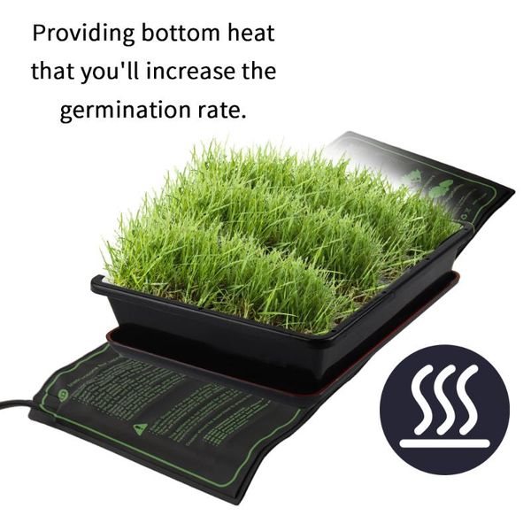 

new seedling heating mat flowers fruits vegetables seedlings growth germination propagation starter pad 500*253mm 110-230v