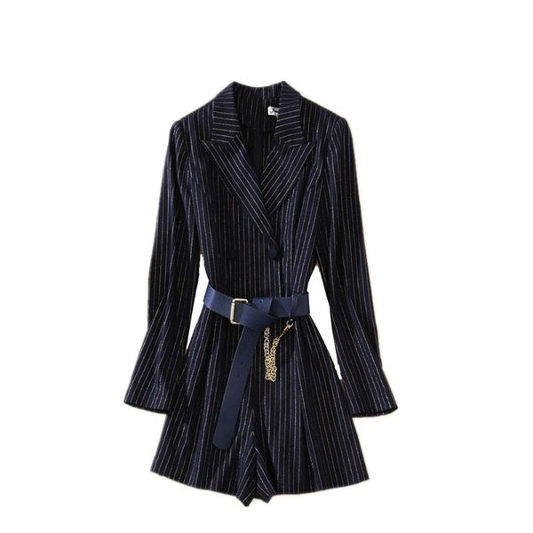 

новые женщины blazer комбинезоны с длинным рукавом turn down воротник женщины тонкий короткие штаны с кожаным игровая одежда пояс бизнес ком, Black;white